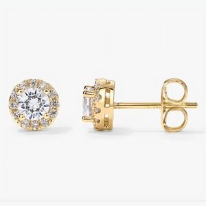 PAVOI 14K Gold Plated Sterling Silver Cubic Zirconia Earrings
